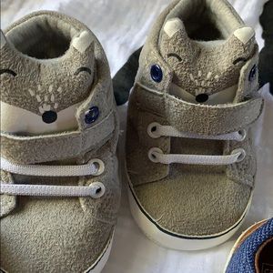 3 pairs soft soles boy shoes